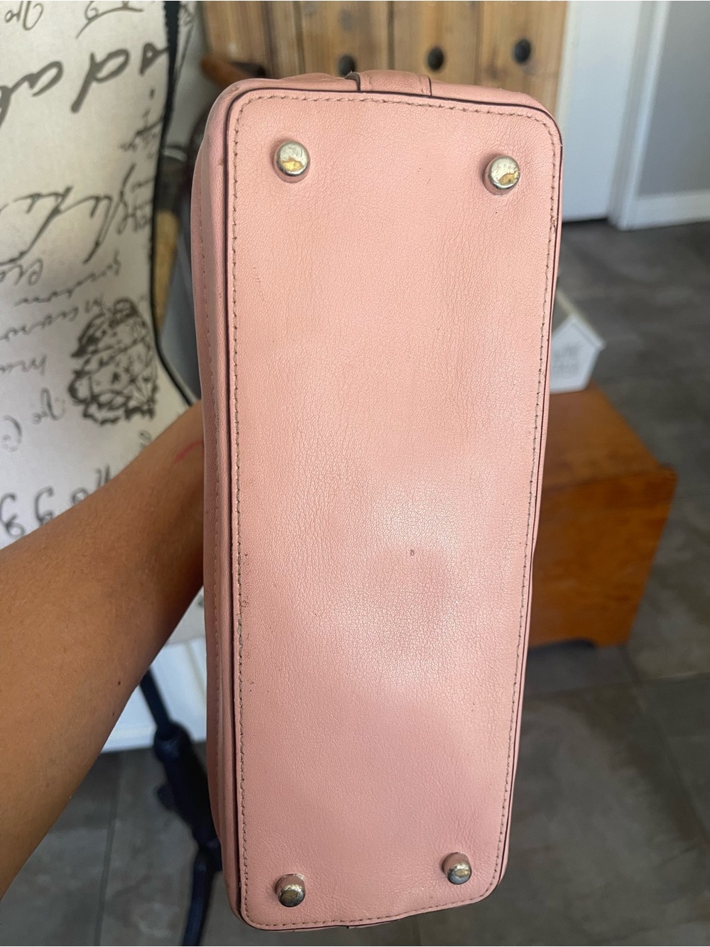 Coach Blush Pink Mini Sierra Embossed Signature Satchel - Picture 5 of 14